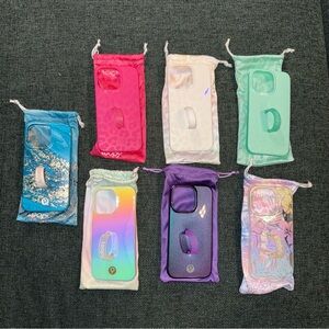 LOT OF 7 LOOPY CASES FOR IPHONE 13 PRO ALL BRAND NEW RIGHT HAND OPAL LEOPARD